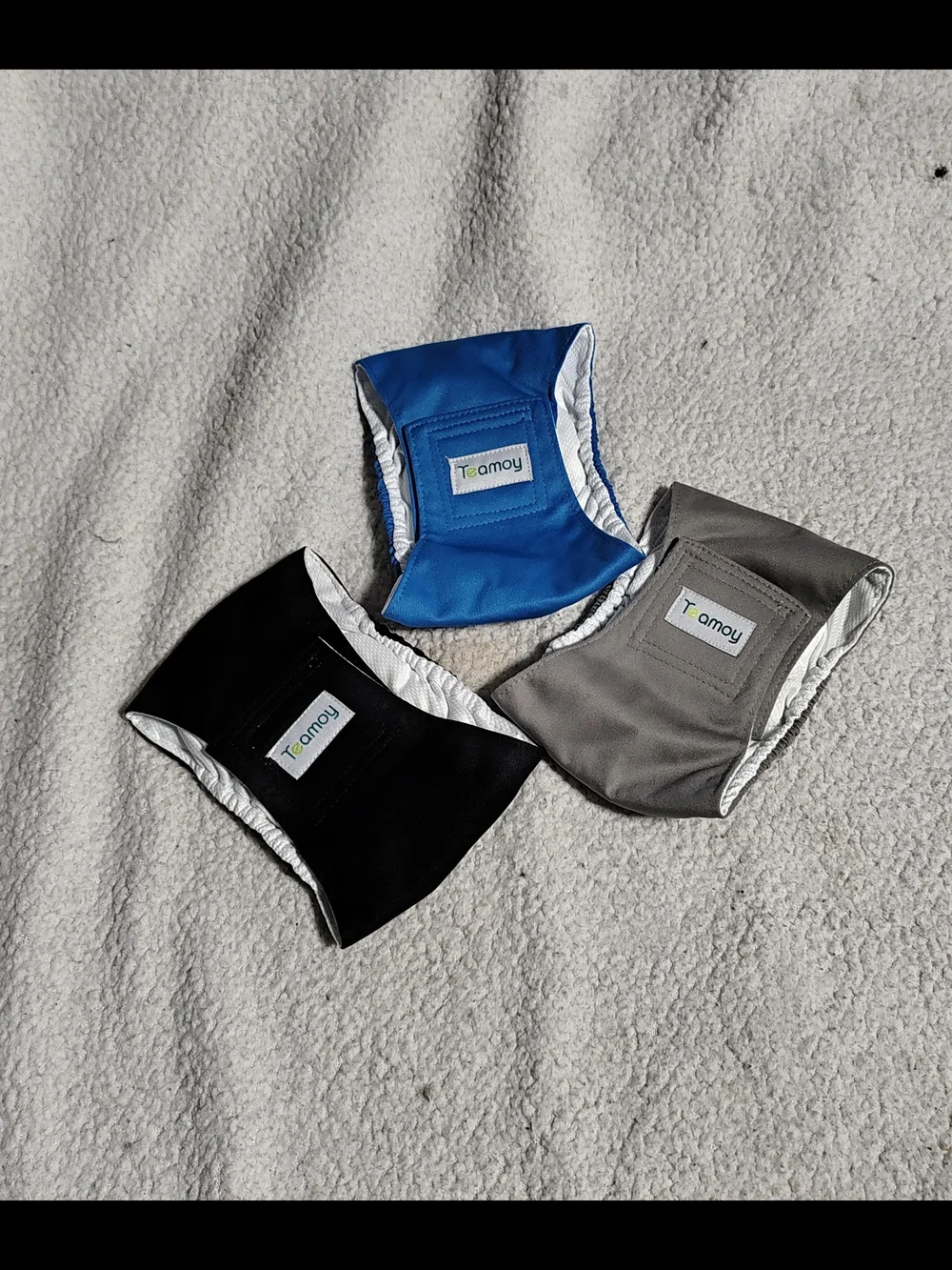 Set Of 3 Small Unisex Washable Doggy Diapers